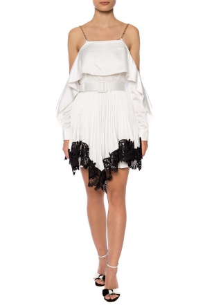 Dress with a lace finish, zdjęcie 2 Dress with a lace finish od Self Portrait